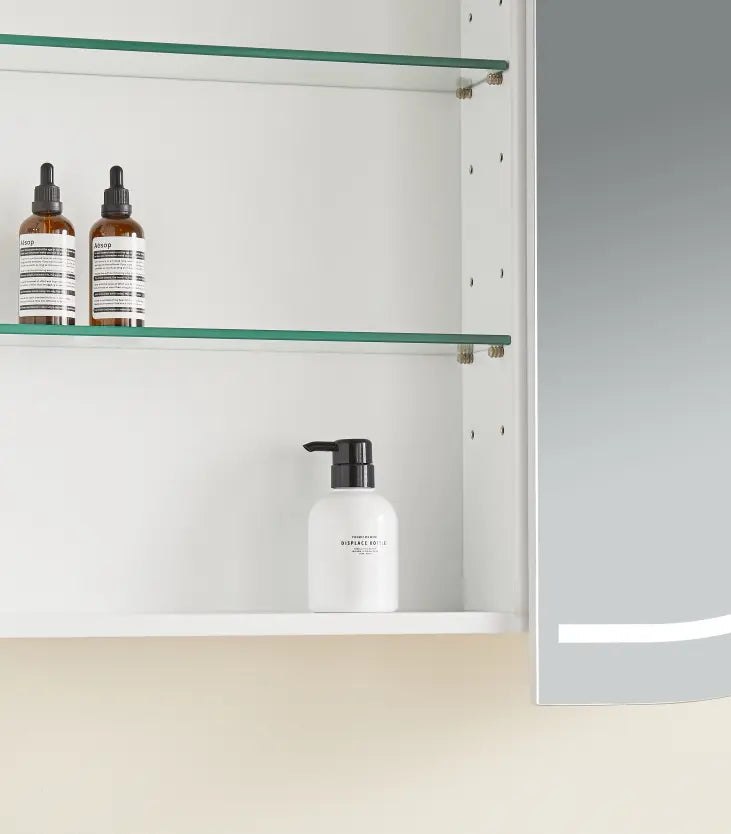 Olivia LED Mirror Cabinet 1500X800X155mm Poseidonbk