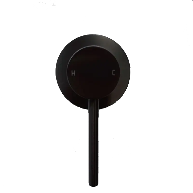 LUCID PIN - Black Wall Mixer Aquaperla