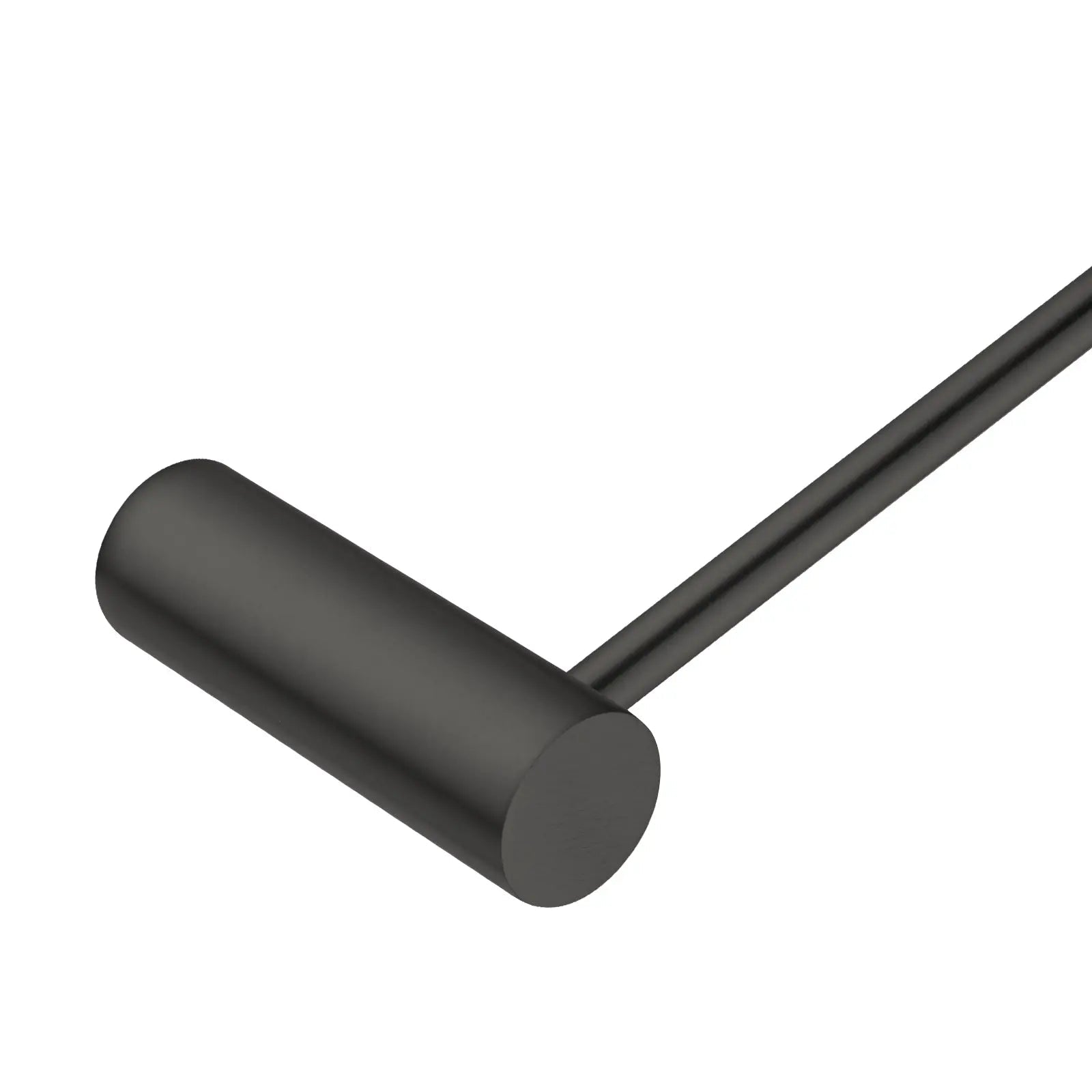 600mm Gunmetal Single Towel Rail Aquaperla