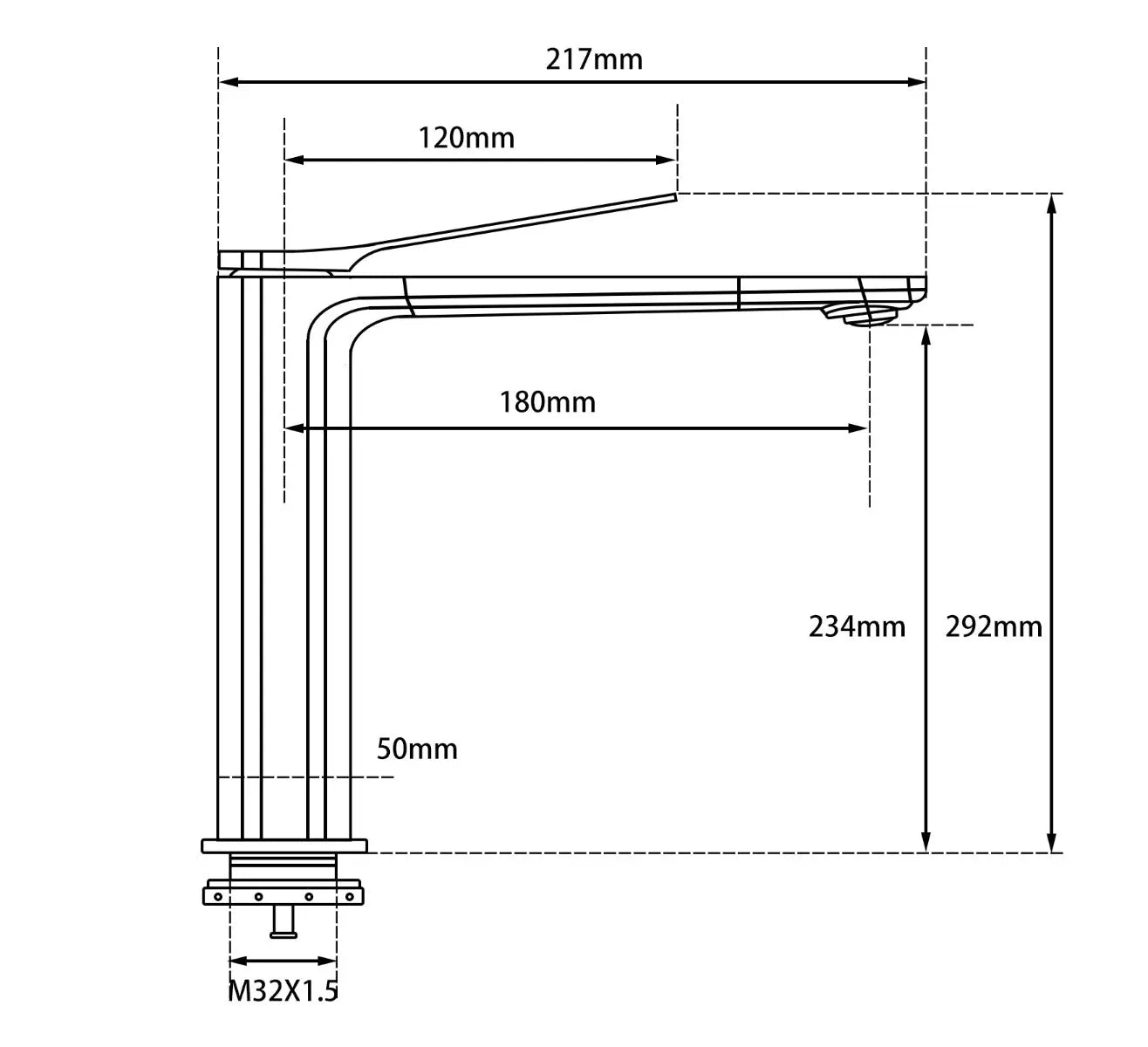 RUSHY - Brushed Gunmetal Basin Mixer Aquaperla