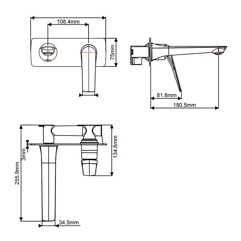 AU - Chrome Spout Mixer Aquaperla