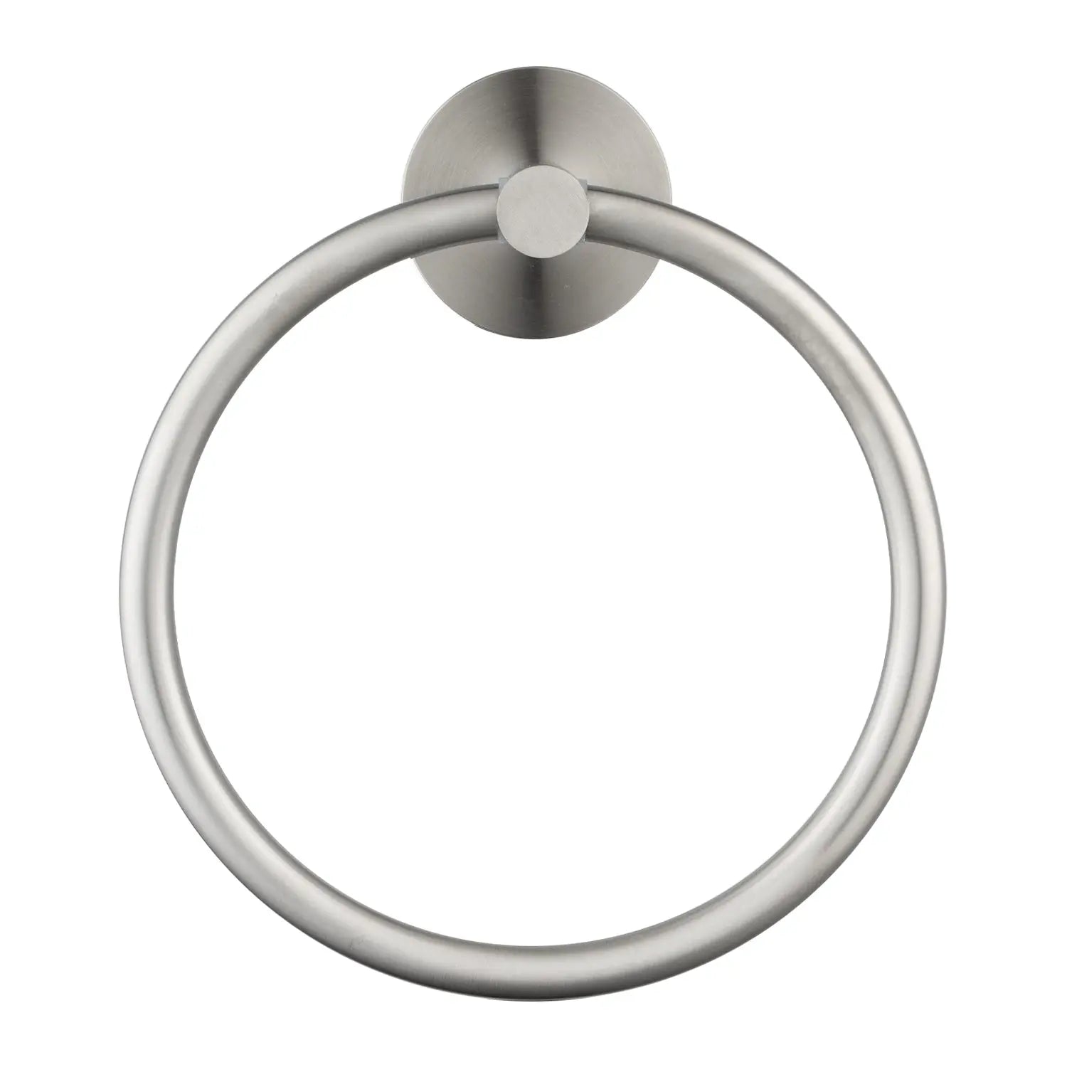 LUCID PIN - Brushed Nickel Towel Ring Aquaperla
