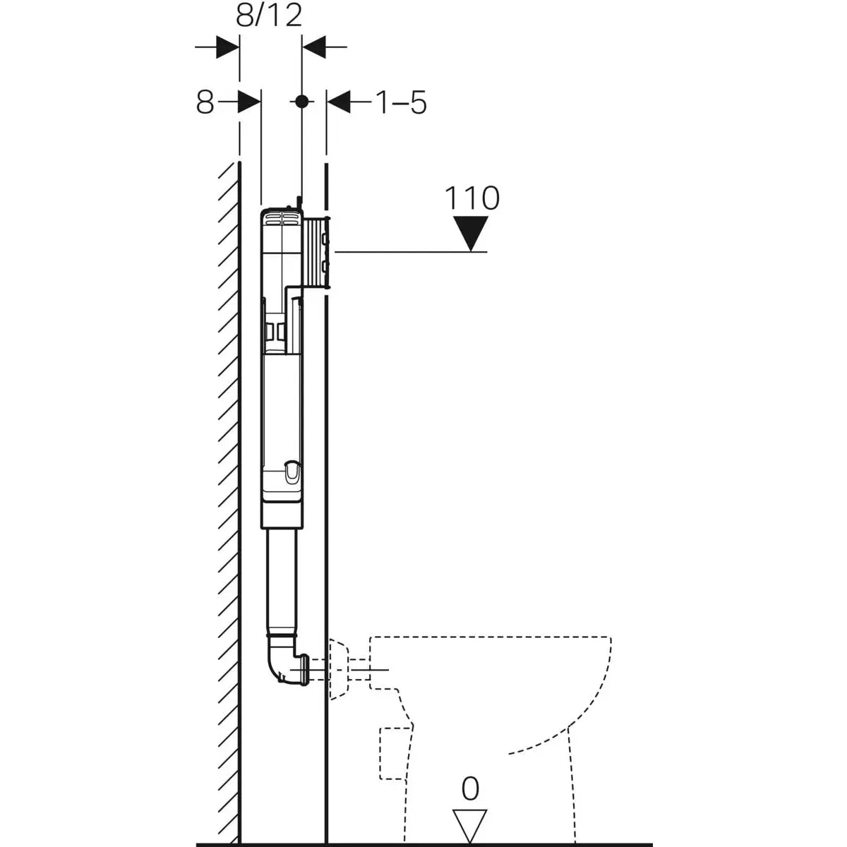Geberit Sigma8 In-wall Cistern mercioaustralia