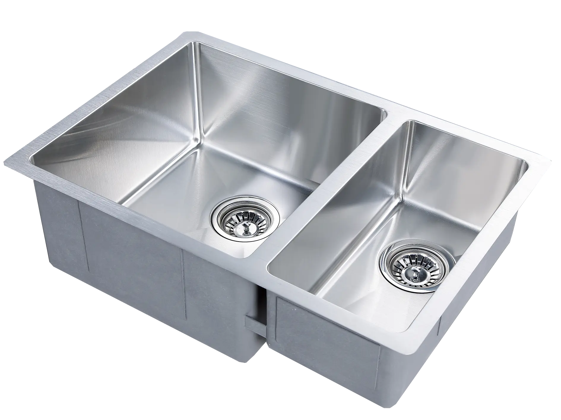 Stainless Steel Double Bowl Sink 660*450*220mm Poseidonbk