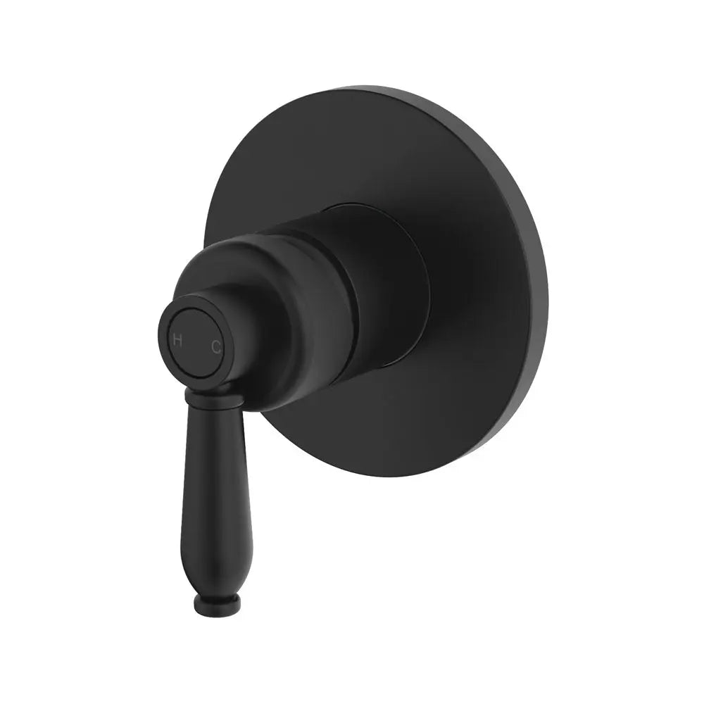 Eleanor Wall Mixer, Matte Black / Matte Black fienza