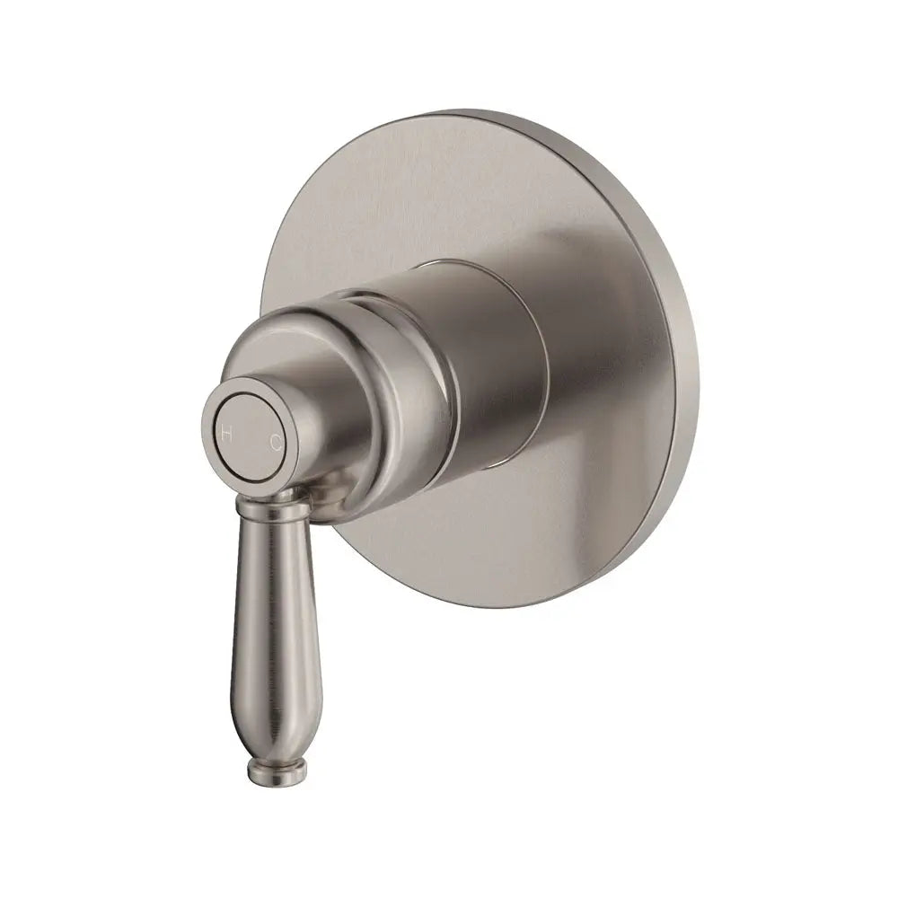 Eleanor Wall Mixer, Brushed Nickel / Brushed Nickel fienza