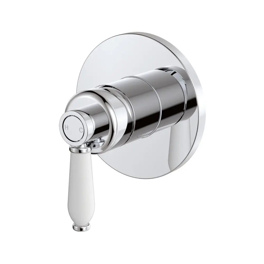 Eleanor Wall Mixer, Chrome / Ceramic fienza