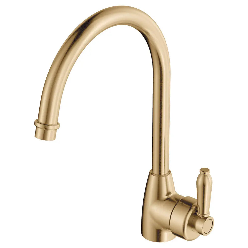 Eleanor Gooseneck Sink Mixer, Urban Brass / Urban Brass fienza