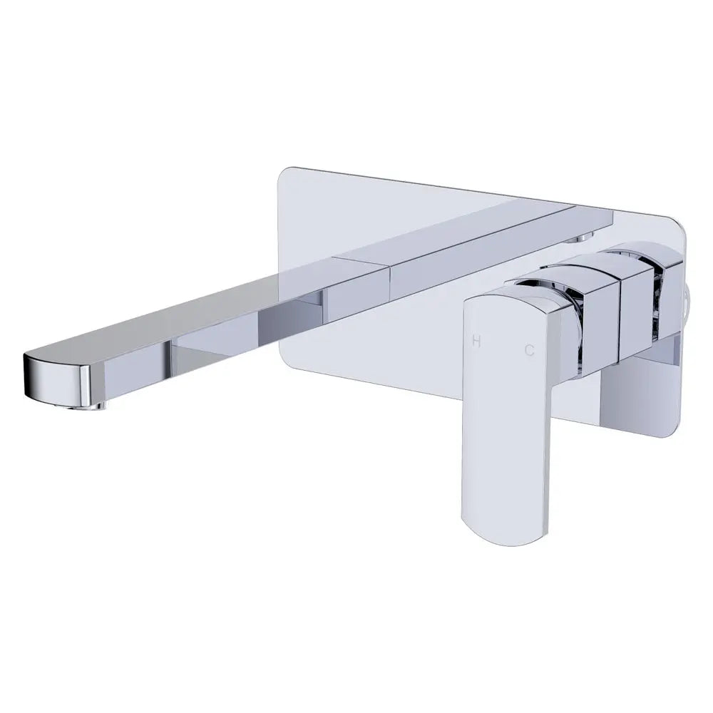 Koko Basin/Bath Wall Mixer Set, Chrome fienza