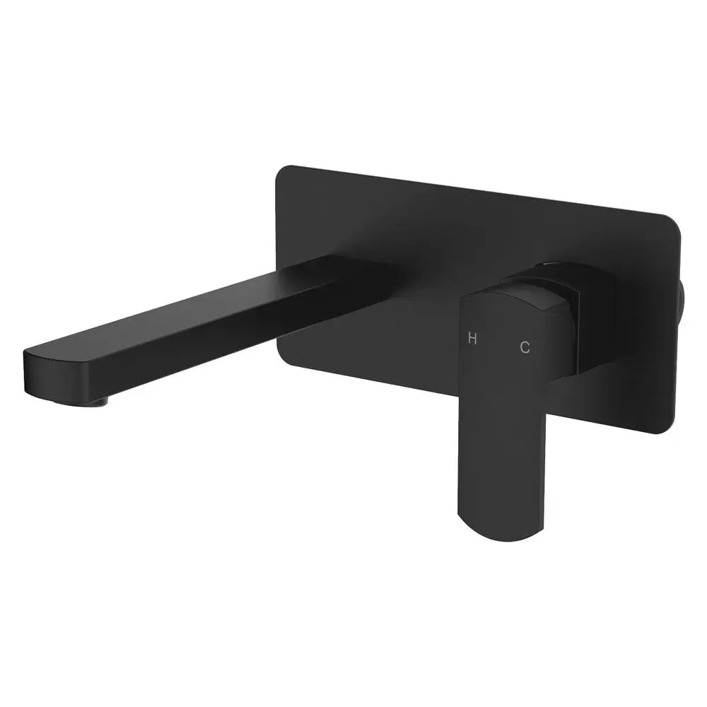 Koko Basin/Bath Wall Mixer Set, Matte Black fienza