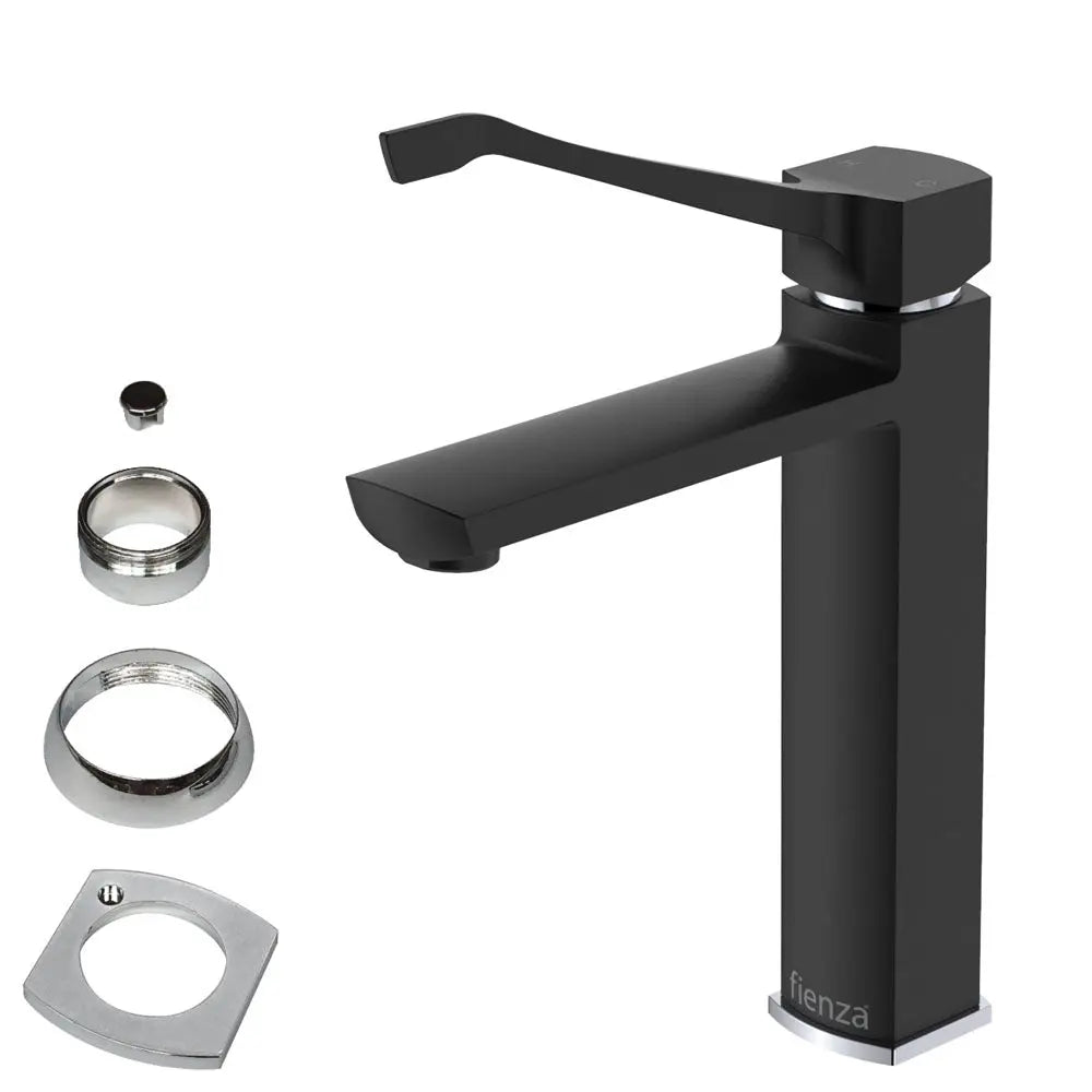 Koko Care Medium Basin Mixer, Matte Black fienza