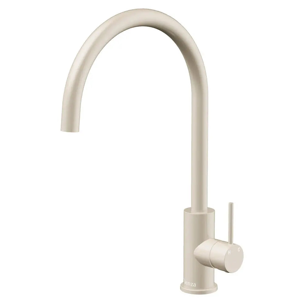 Kaya Ambience Sink Mixer, Gloss Warm White fienza