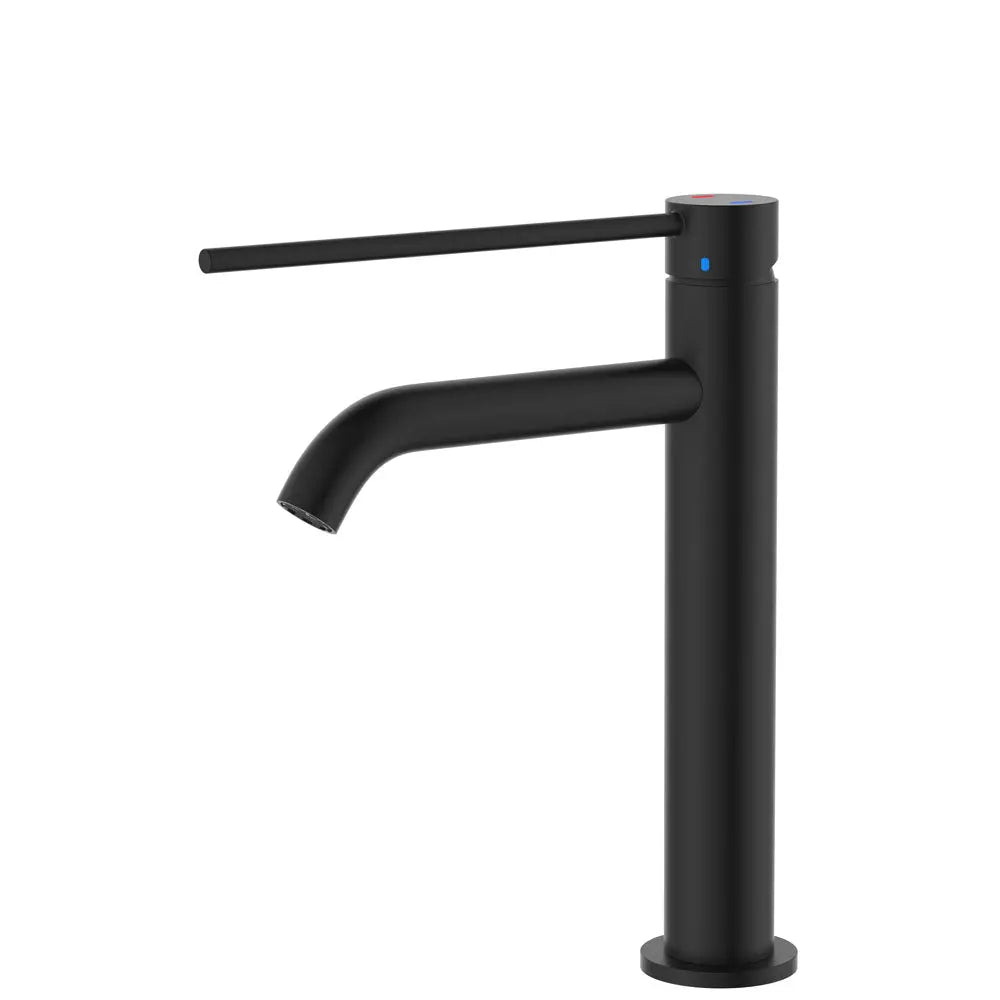 Kaya Care Medium Basin Mixer, Matte Black fienza