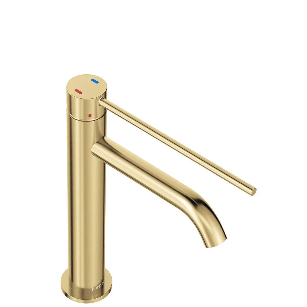 Kaya Care Medium Basin Mixer, Urban Brass fienza