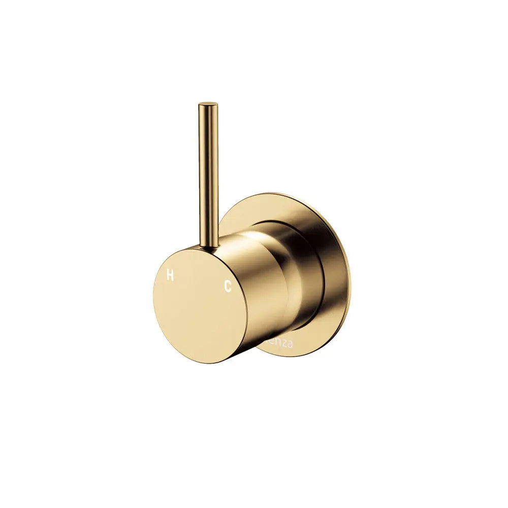 Kaya Up Wall Mixer, Small Round Plate, Urban Brass fienza