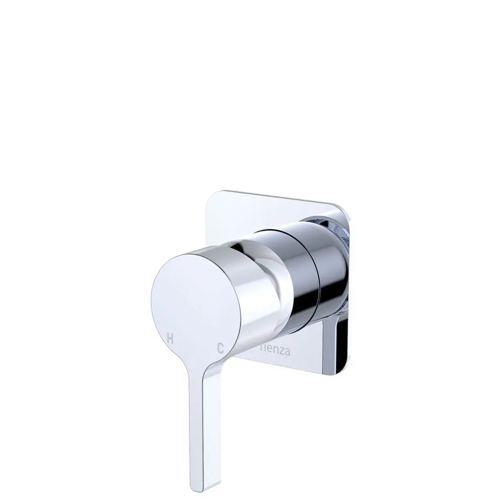 Sansa Wall Mixer, Square Plate, Chrome fienza