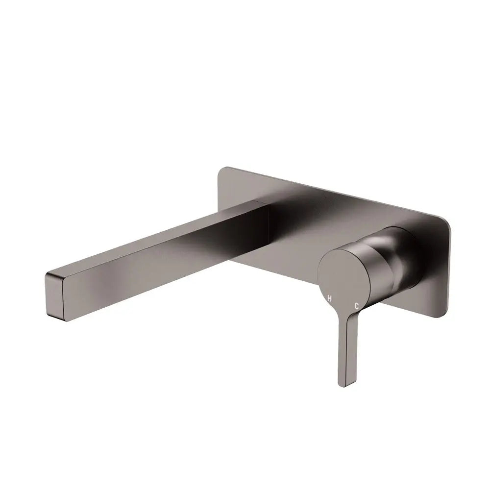 Sansa Wall Bath Mixer Set, Gun Metal fienza