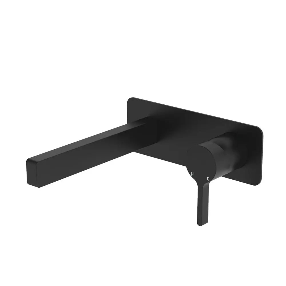 Sansa Wall Basin Mixer Set, Matte Black fienza