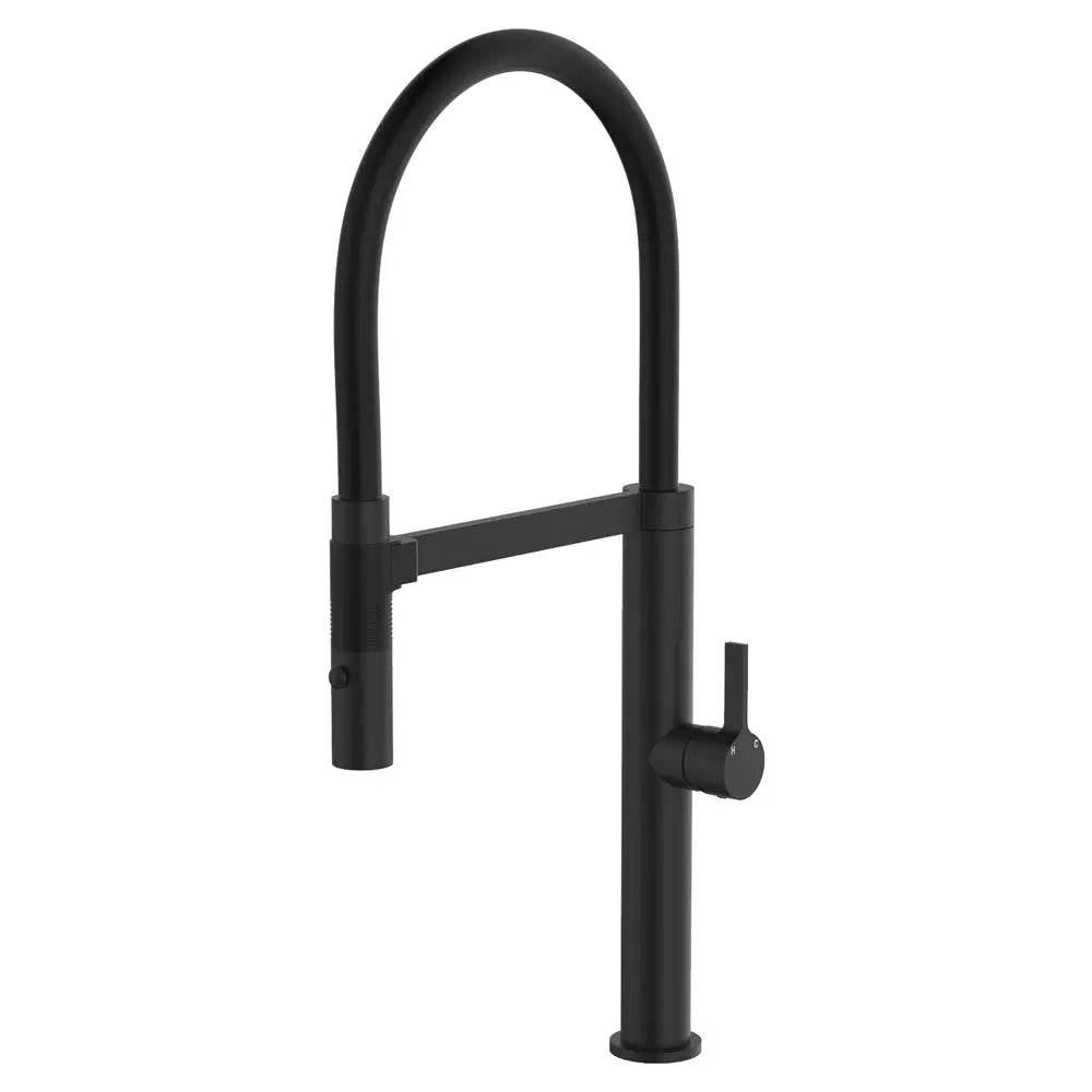 Sansa Pull Down Sink Mixer, Matte Black fienza