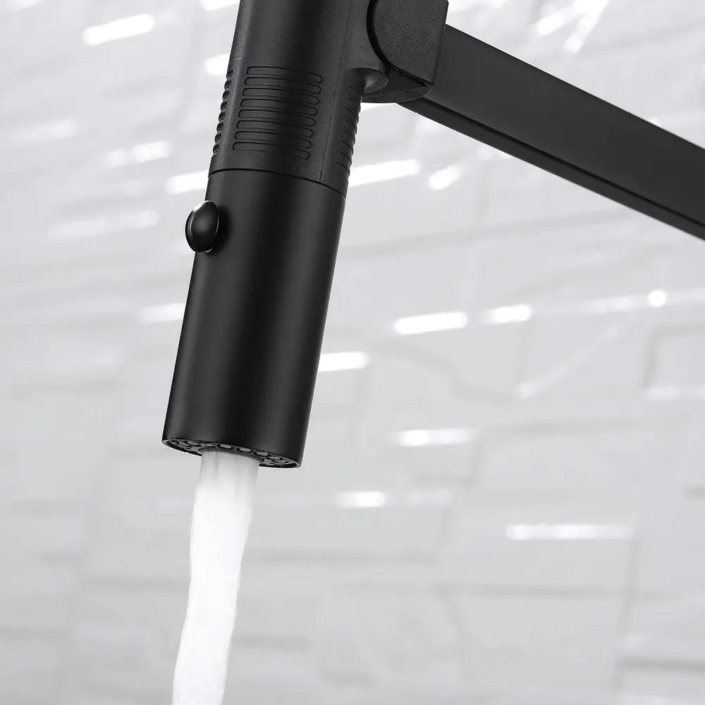 Sansa Pull Down Sink Mixer, Matte Black fienza