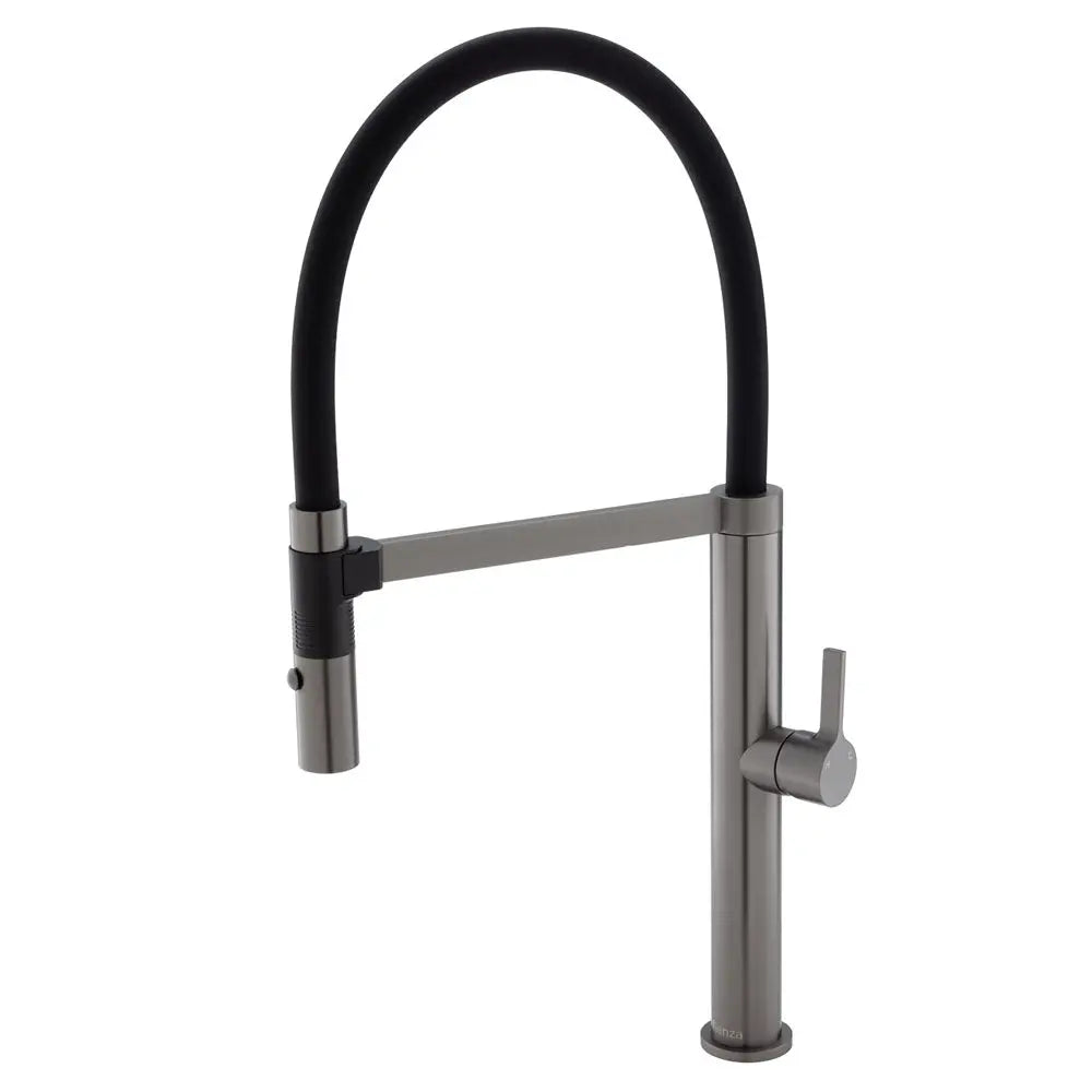 Sansa Pull Down Sink Mixer, Gun Metal fienza