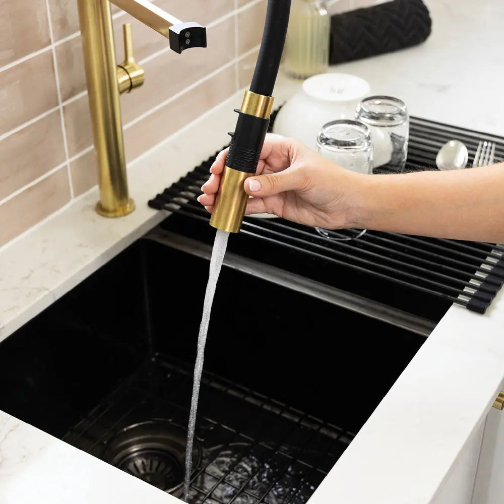 Sansa Pull Down Sink Mixer, Urban Brass fienza