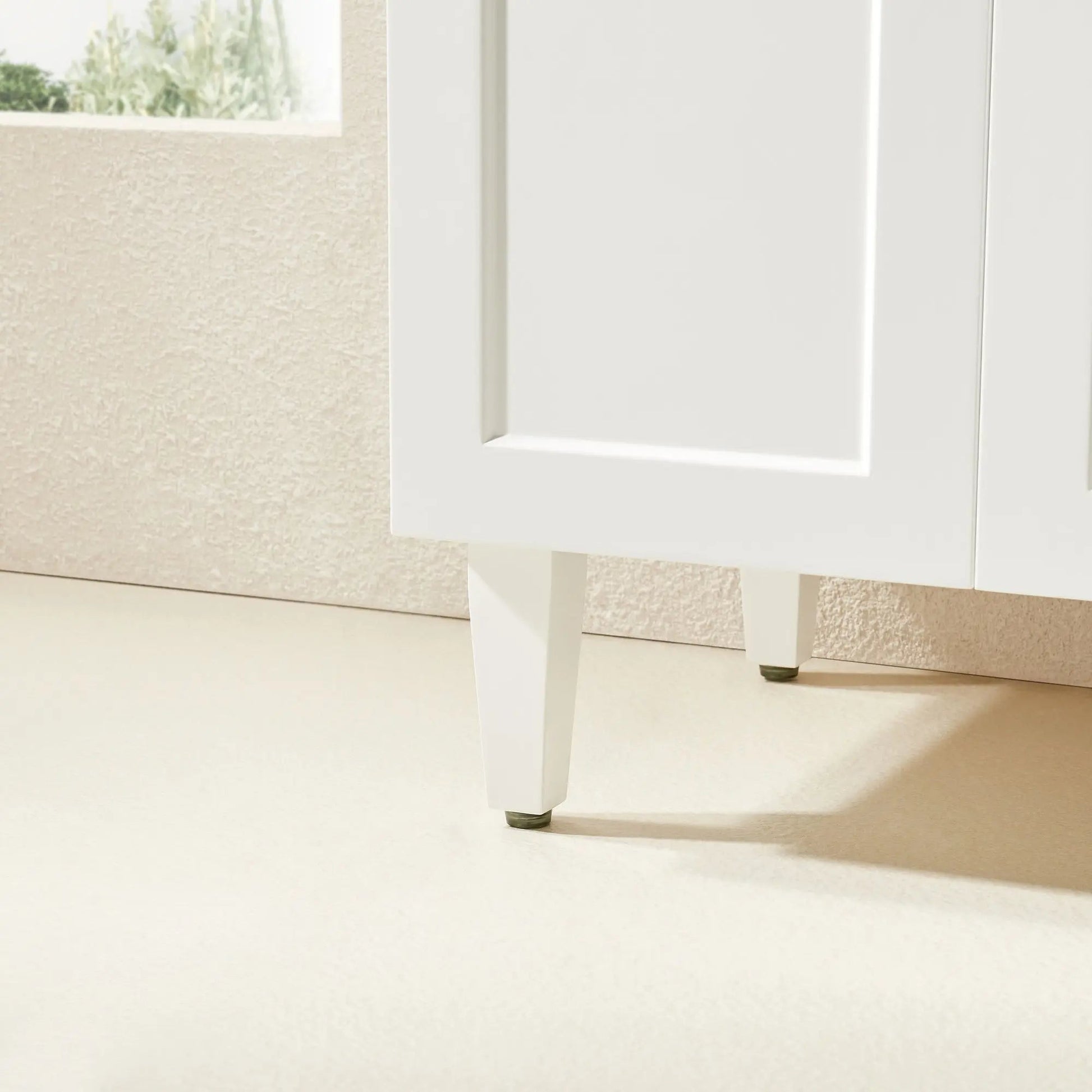Harrington Floor PVC Cabinet Vanity 600mm (Matte White) Poseidon