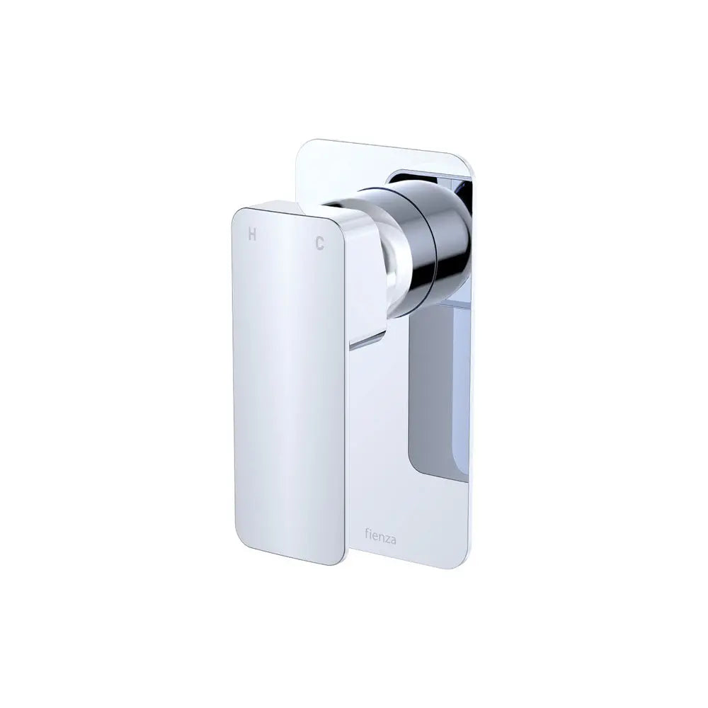 Tono Wall Mixer, Rectangular Plate, Chrome fienza