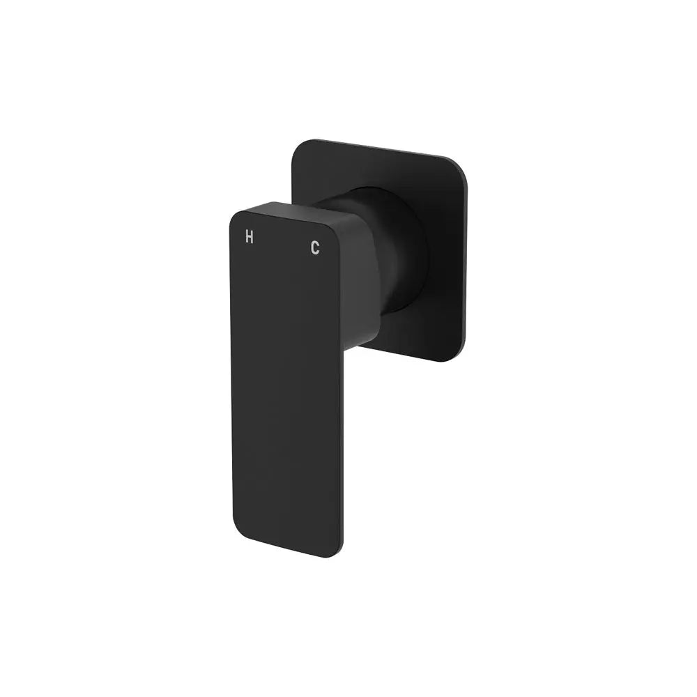 Tono Wall Mixer, Square Plate, Matte Black fienza