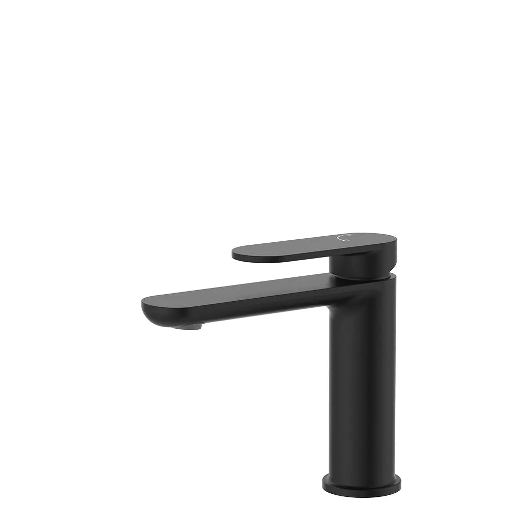 Empire Slim Cold Start Basin Mixer, Matte Black fienza