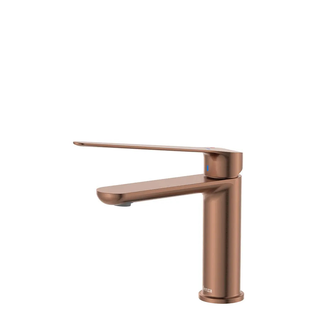 Empire Care Cold Start Basin Mixer, Brushed Copper fienza