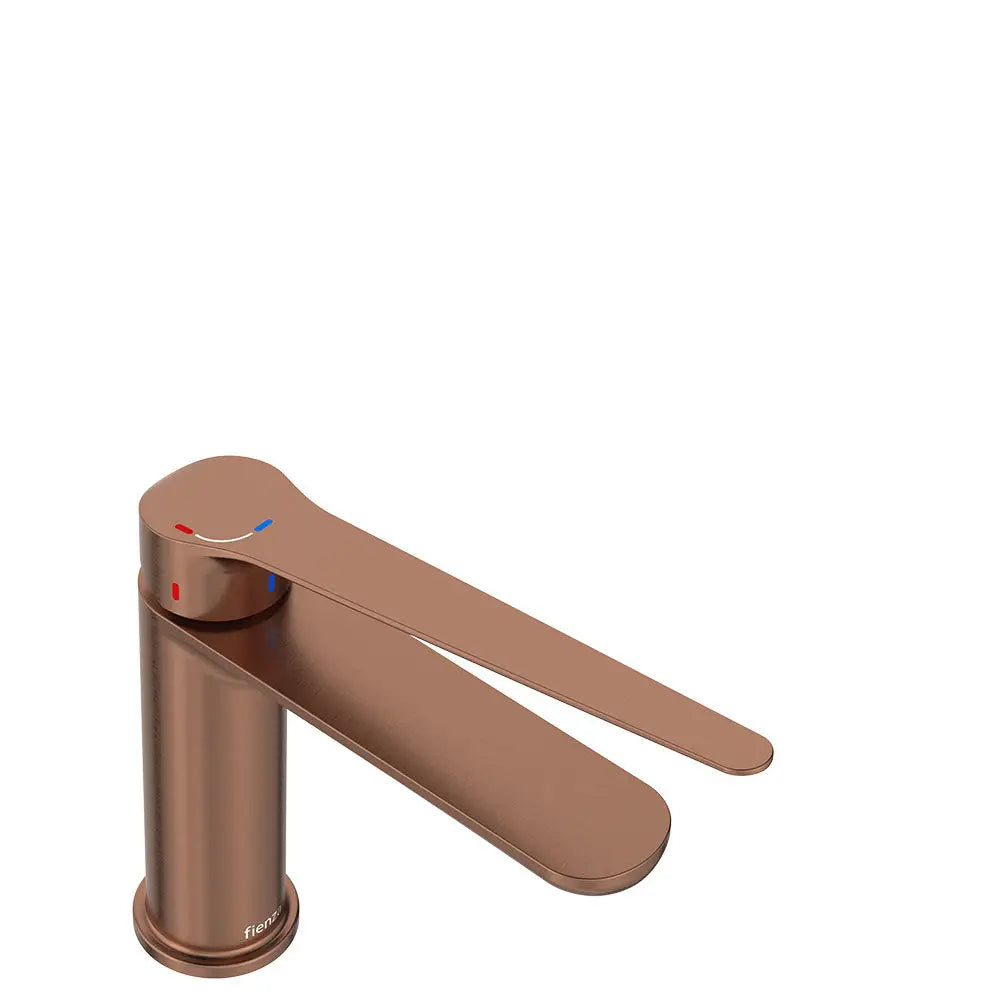 Empire Care Cold Start Basin Mixer, Brushed Copper fienza