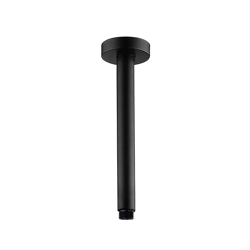 300mm Black Ceiling Shower Arm Aquaperla
