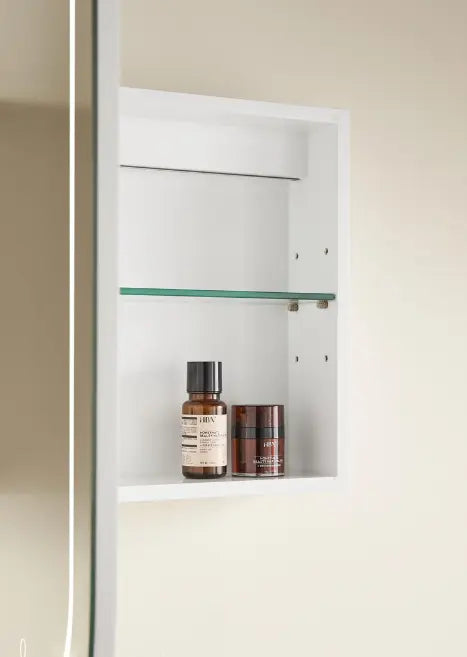Olivia LED Mirror Cabinet 450X900X155mm Poseidonbk