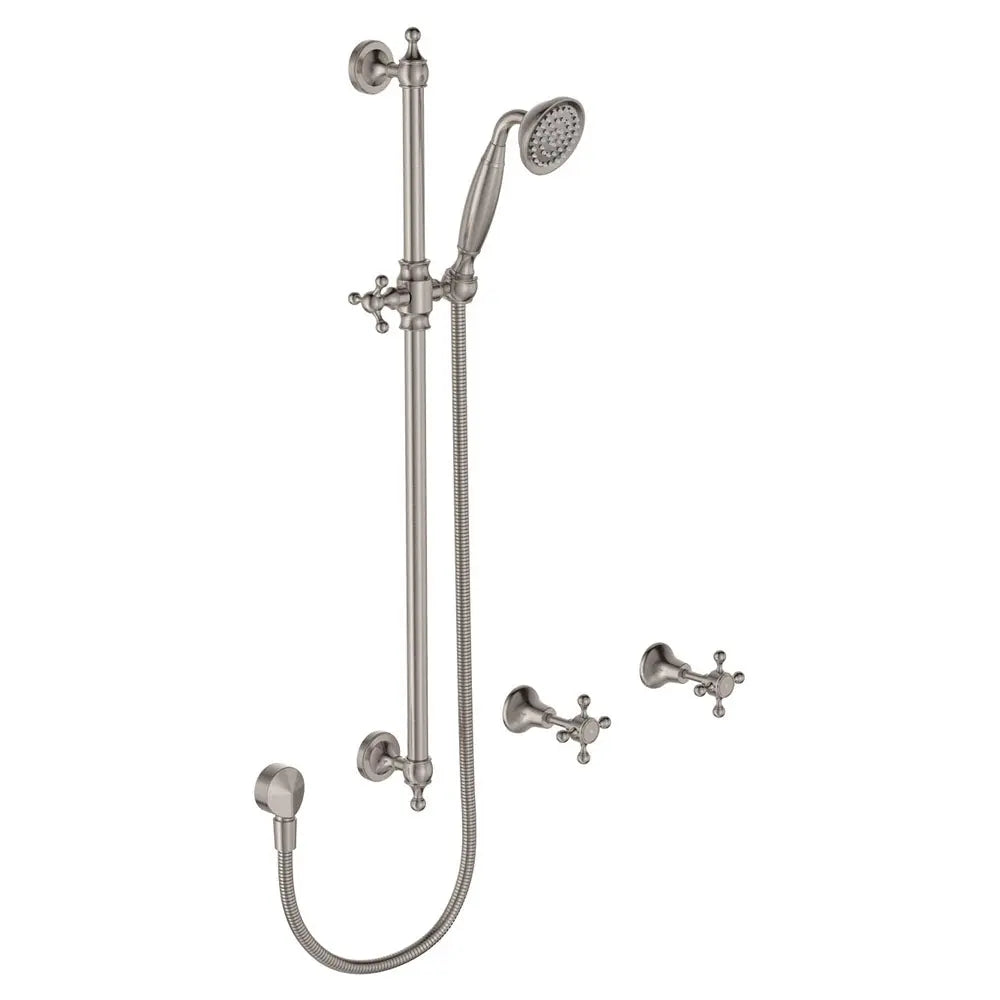 Lillian Rail Shower Set, Brushed Nickel fienza