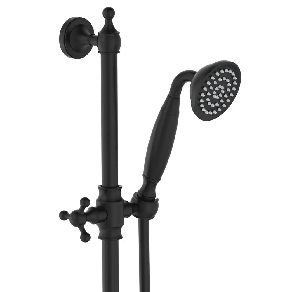 Lillian Lever Rail Shower Set, Matte Black fienza