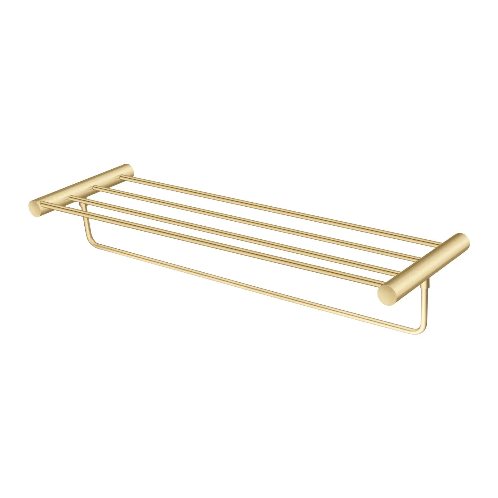 Brushed Brass Shower Shelf Aquaperla