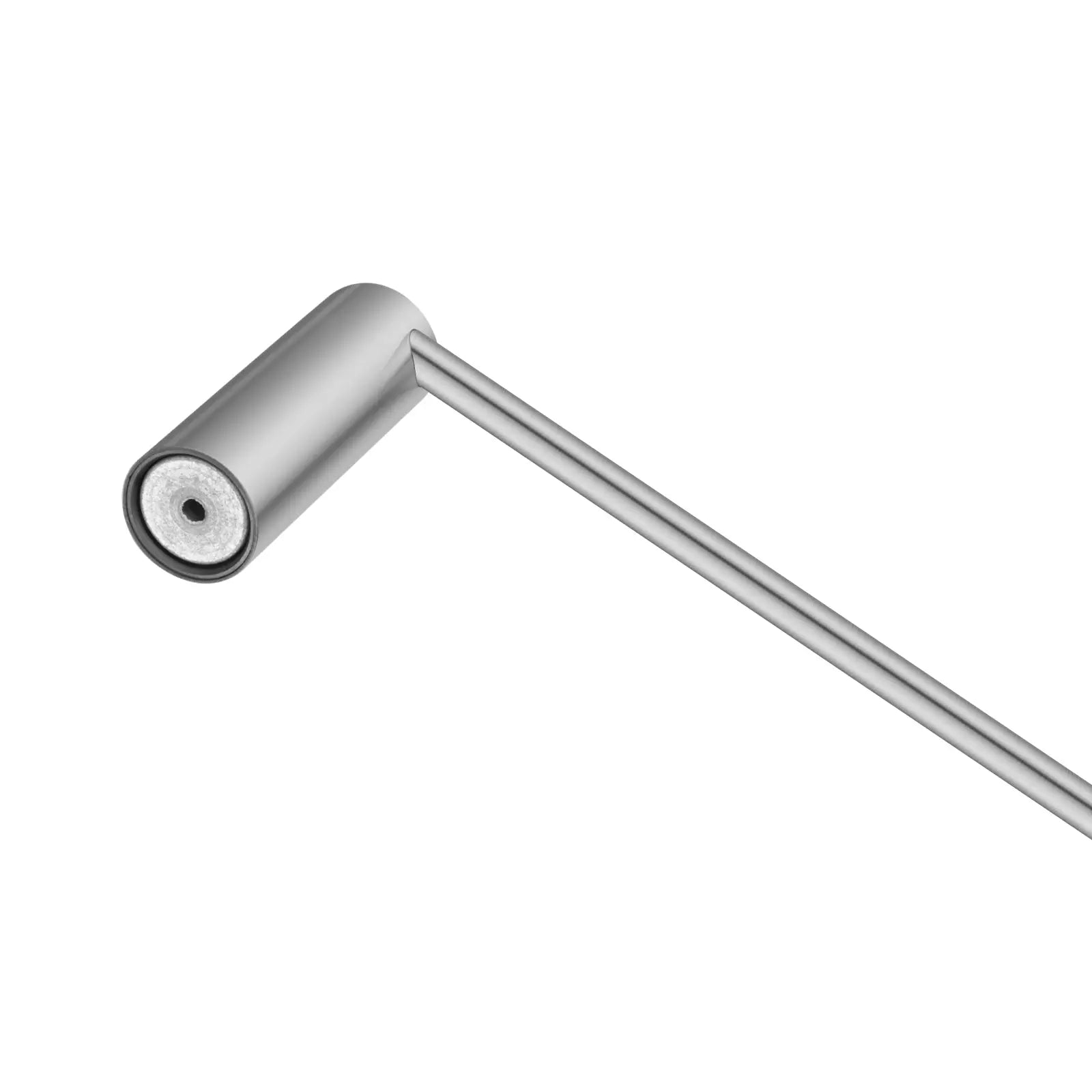 600mm Brushed Nickel Single Towel Rail Aquaperla