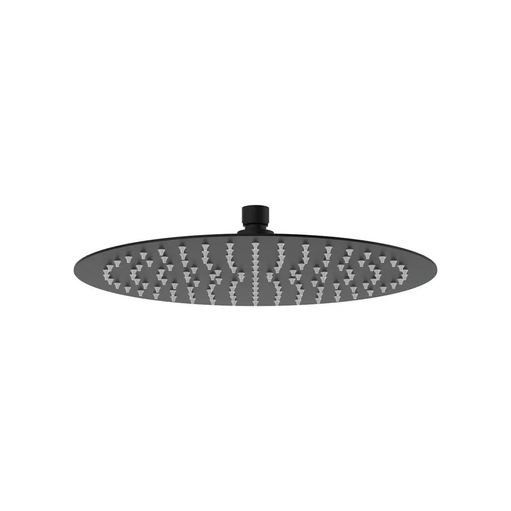 Slice Round Shower Head, 300mm, Matte Black fienza