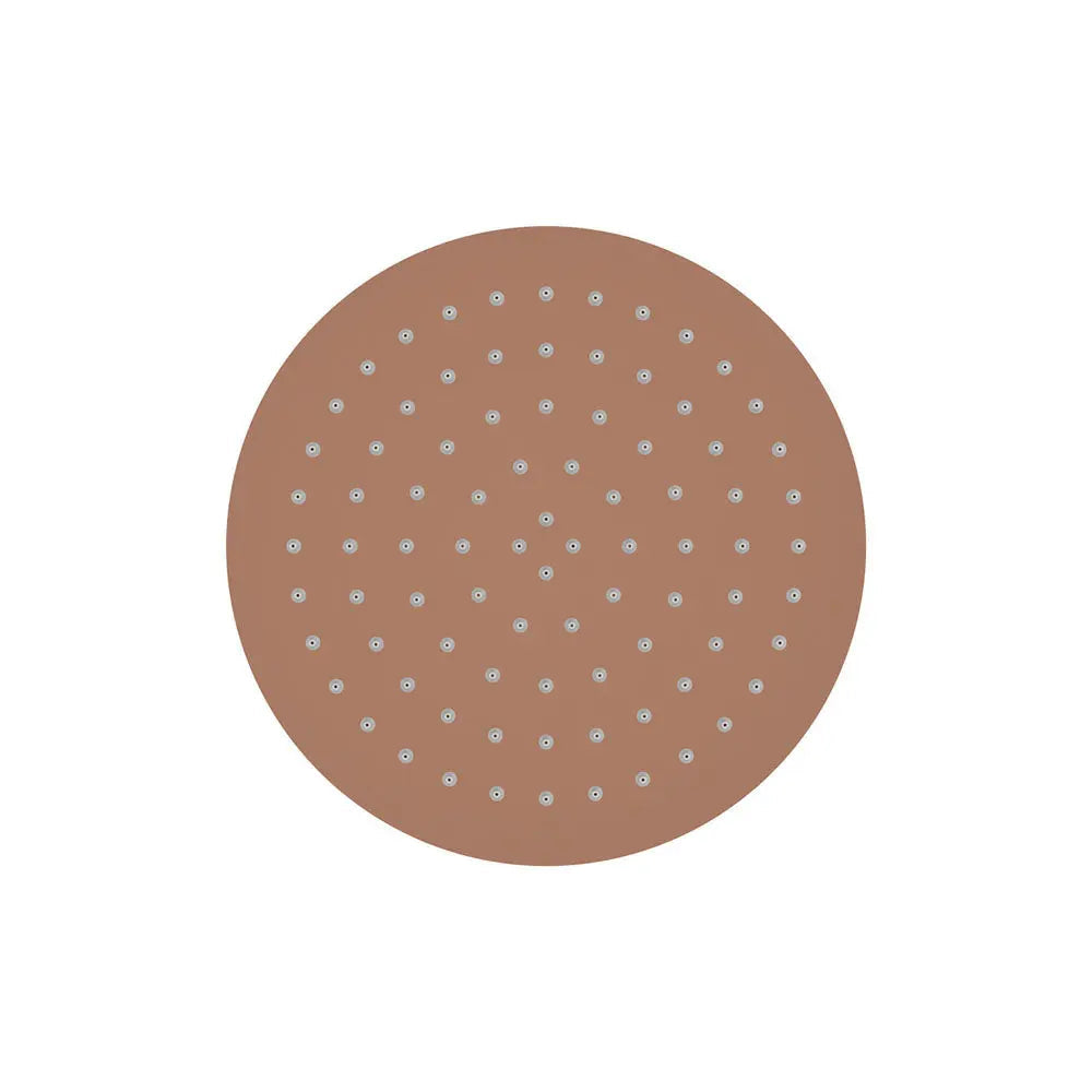 Kaya Shower Head, 250mm, Brushed Copper fienza