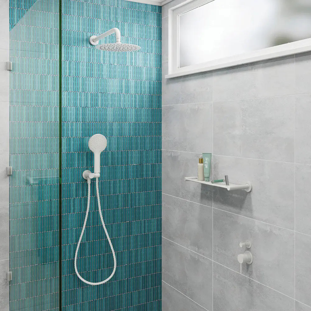 Kaya Shower Head, 250mm, Matte White fienza