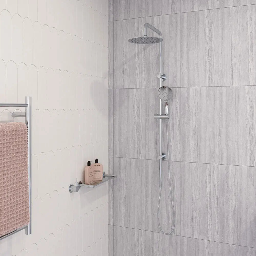 Kaya Shower Head, 250mm, Chrome fienza