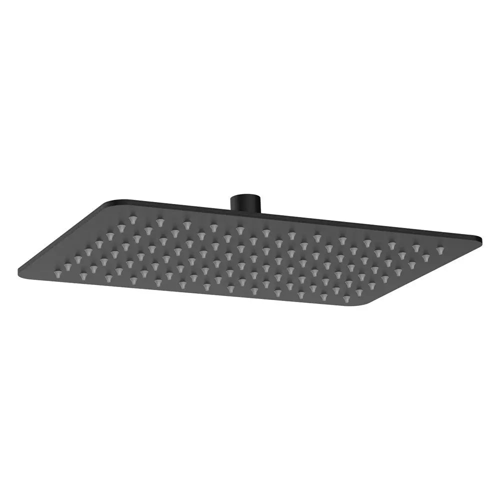 Koko Rectangular Shower Head, Matte Black fienza