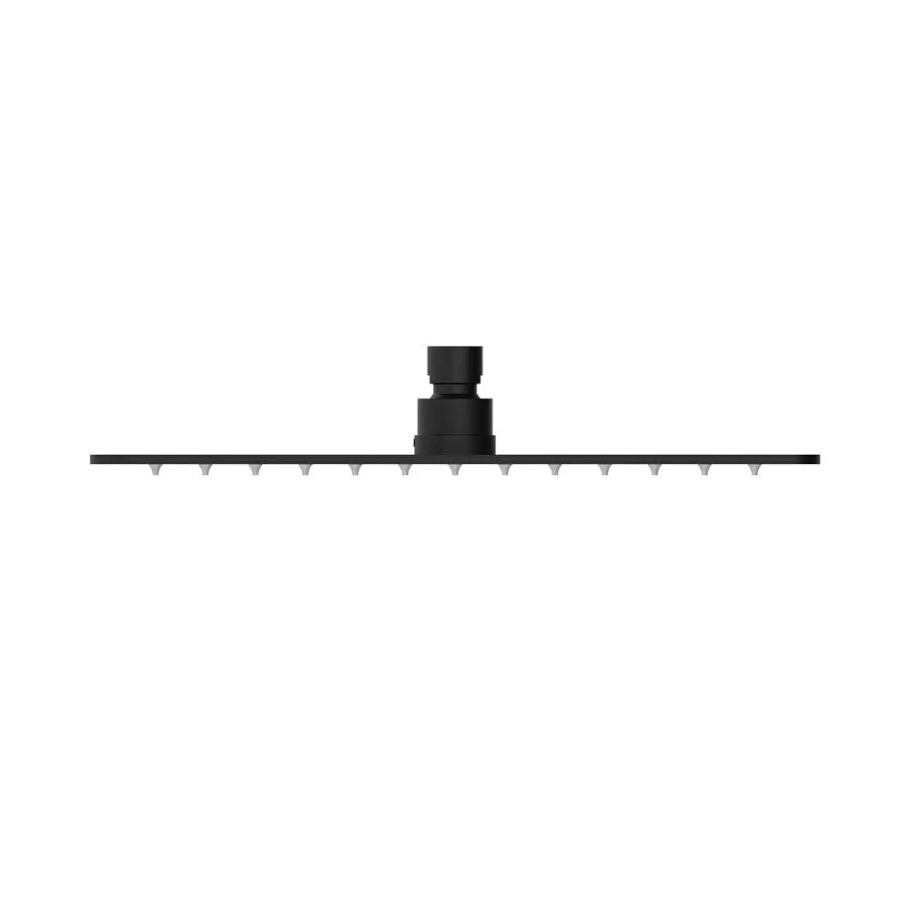 Koko Rectangular Shower Head, Matte Black fienza