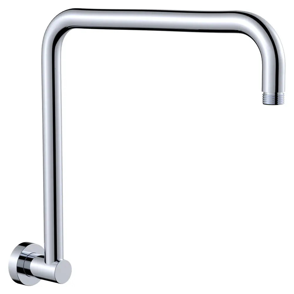 Round Fixed Gooseneck Shower Arm, Chrome fienza