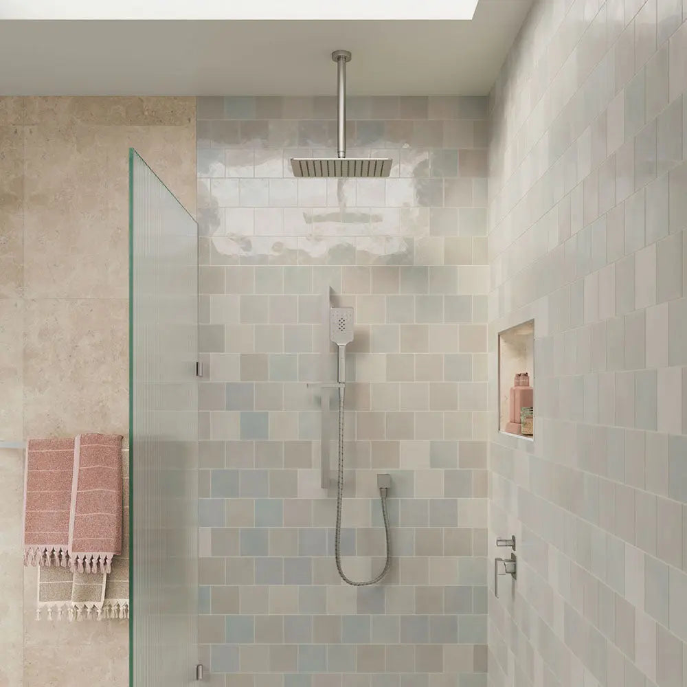 Round Shower Dropper, 300mm, Brushed Nickel fienza