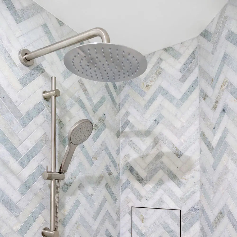 Kaya Shower Arm, Brushed Nickel fienza