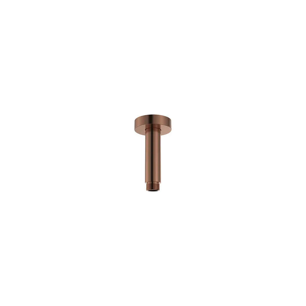 Round Shower Dropper, 100mm, Brushed Copper fienza
