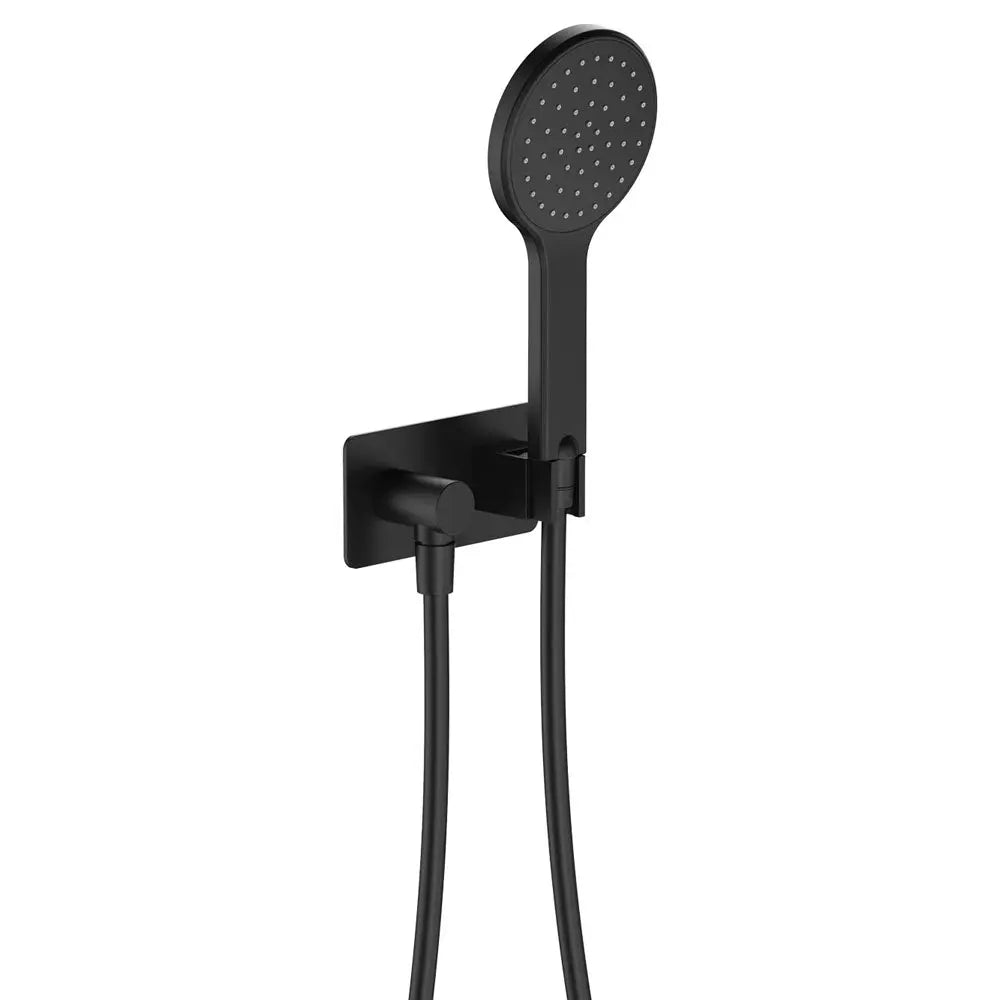 Kaya Hand Shower, Rectangular Plate, Matte Black fienza