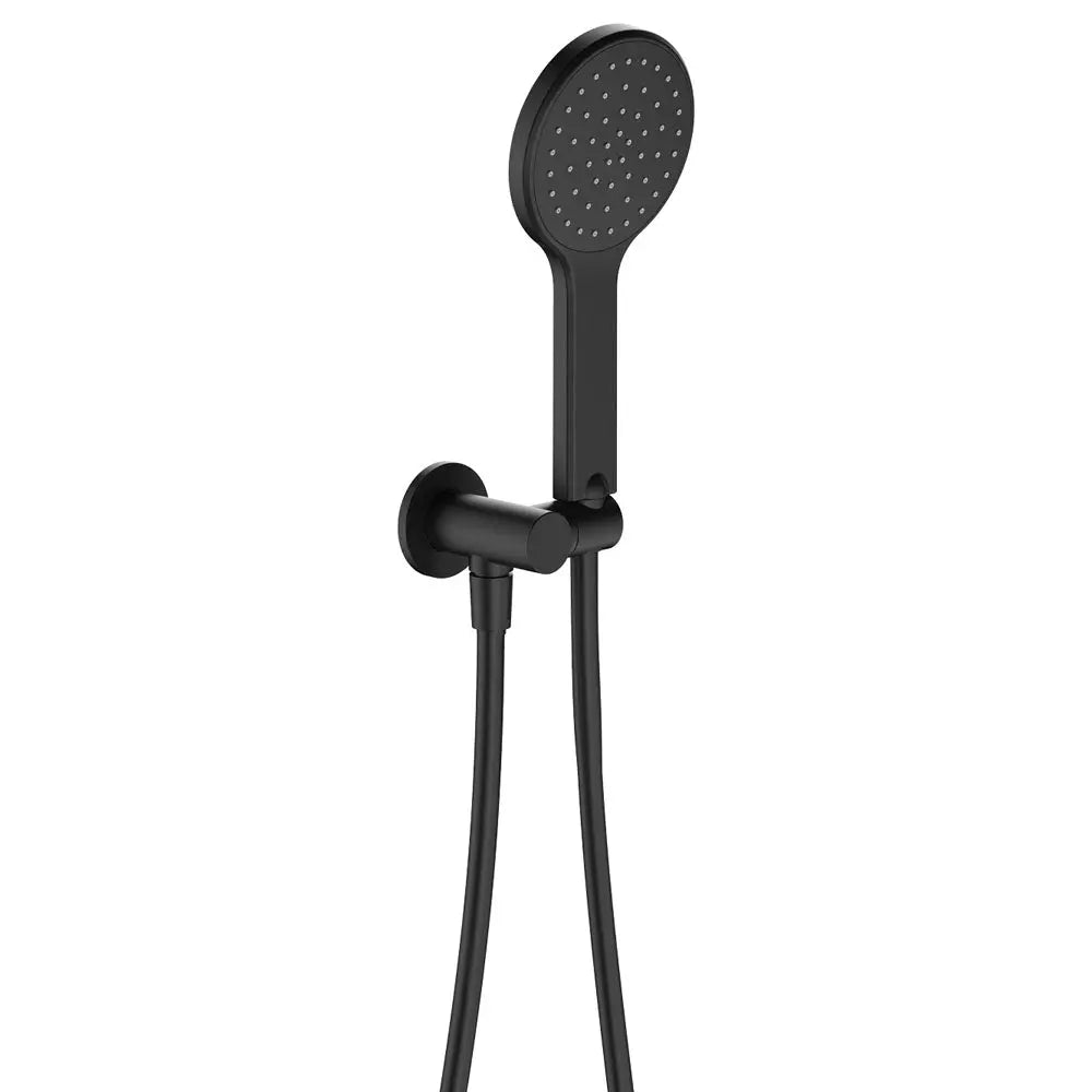 Kaya Hand Shower, Round Plate, Matte Black fienza